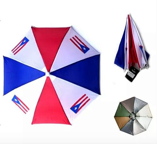 PUERTO RICO FLAG UMBRELLA HAT