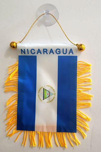 NICARAGUA FLAG MINI BANNER