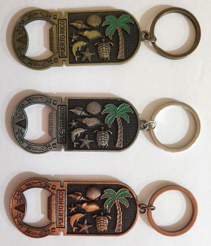 PUERTO RICO BOTTLE OPENER KEYCHAIN