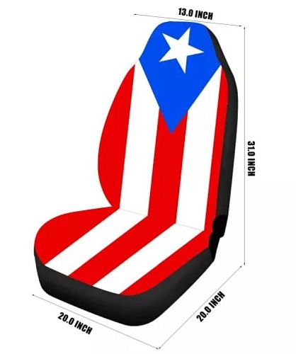 PUERTO RICO FLAG CAR SEAT COVER