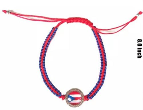 PUERTO RICO FLAG ROPE BRACELET