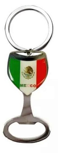 MEXICO FLAG ''CUP'' BOTTLE OPENER