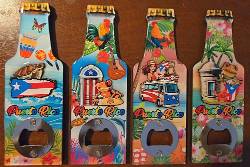 PUERTO RICO BOTTLE OPENER WITH MAGNET
