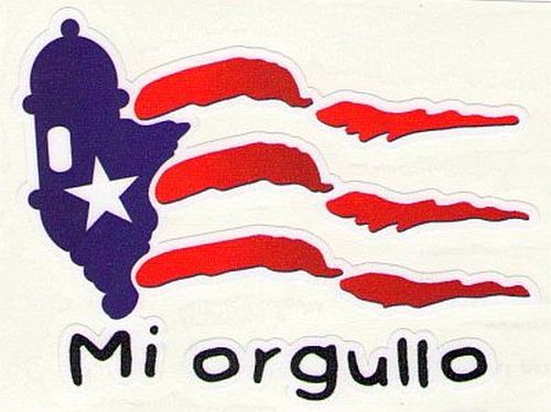 PUERTO RICO ''GARITA'' MI ORGULLO VINYL CAR STICKER