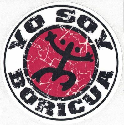 PUERTO RICO '' YO SOY BORICUA'' VINYL CAR STICKER