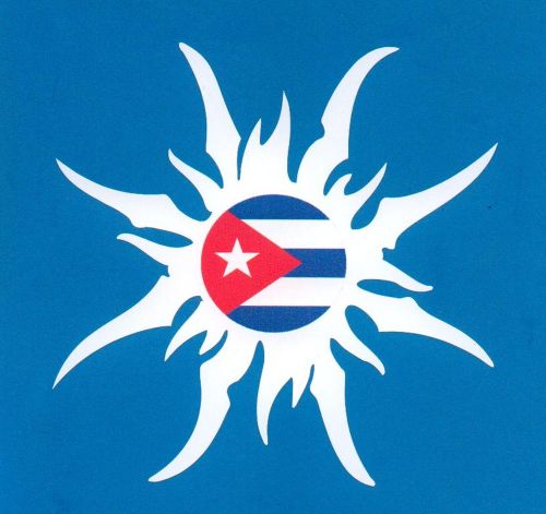 CUBA SUN CAR STICKER