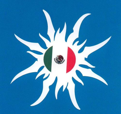 MEXICO SUN CAR STICKER