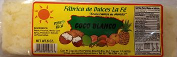 PUERTO RICO CANDIES  ''COCO BLANCO'' BAR