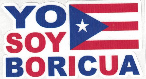 PUERTO RICO ''YO SOY BORICUA'' CAR STICKER