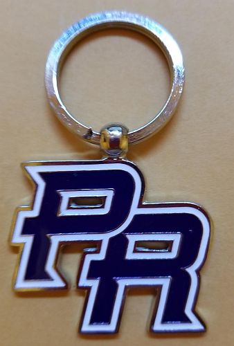 PUERTO RICO ''PR'' KEYCHAIN (BLUE AND WHITE)