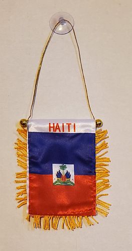 HAITI FLAG MINI BANNER