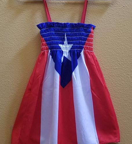 PUERTO RICO FLAG DRESS (CHILDREN SIZE)