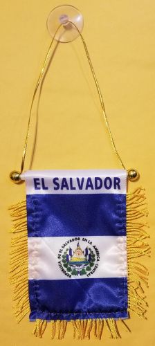 EL SALVADOR FLAG MINI BANNER