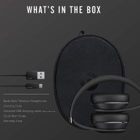Beats Solo3 Wireless On-Ear HEADPHONES - Apple W1 HEADPHONE chip