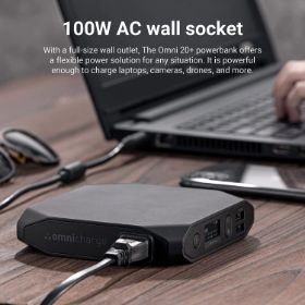 Omni 20+ 20000mah LAPTOP Power Bank Portable Charger | AC/DC/USB