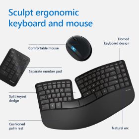 Microsoft Sculpt Ergonomic Wireless Desktop Keyboard and MOUSE
