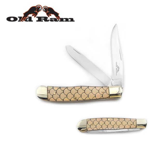 Old Ram Manual Folding Trapper KNIFE