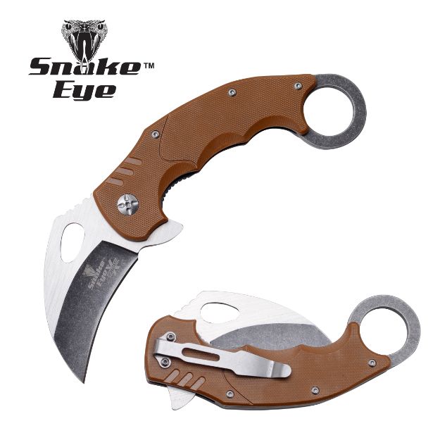 Snake Eye Xtreme Manual folding Karambit Style