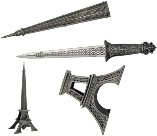Eiffel Tower Deign Fantasy DAGGER