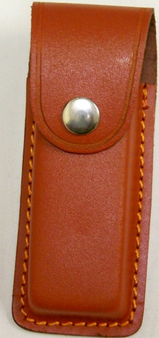 5'' Brown HeAvy LeAther CArrying CAse