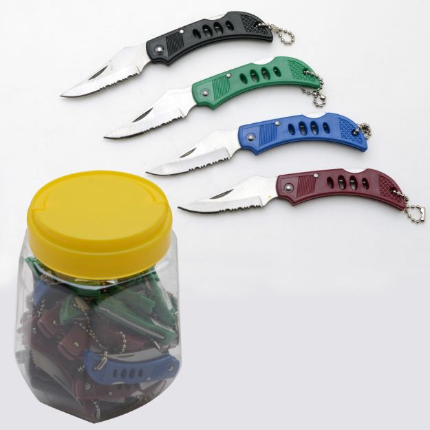 36 pcs Mix Folding Knives in JAR  SE-1255-36