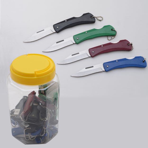 36 pcs Mix Folding Knives in Jar