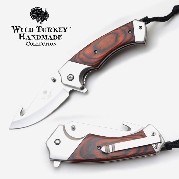 Wild Turkey Handmade Collection Spring Assist Knife