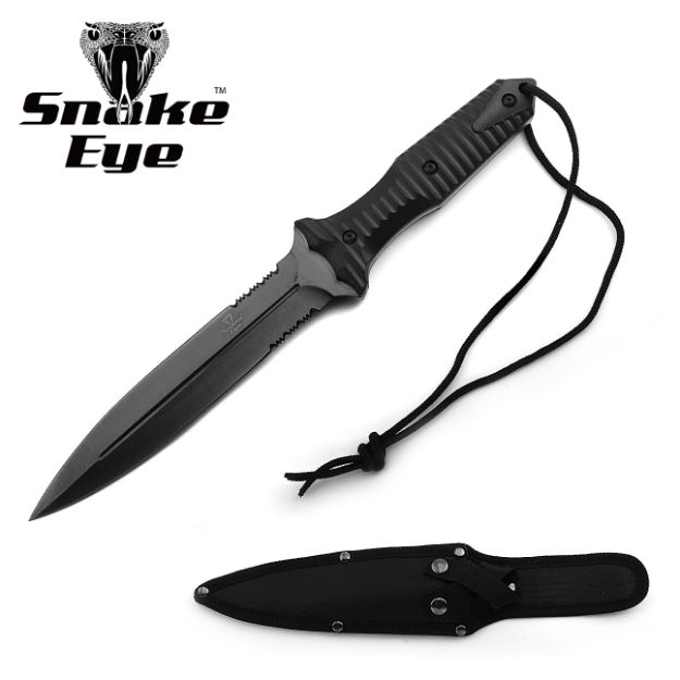 Snake Eye Tactical full Tang Double Edge BOOT Knife 12.5'' Overall