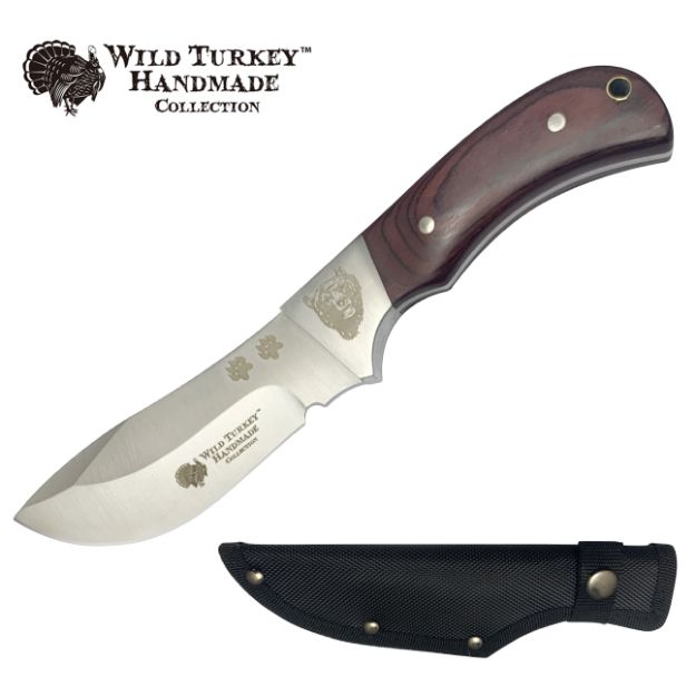 Wild Turkey Handmade Collection Fix Blade KNIFE 8'' Overall