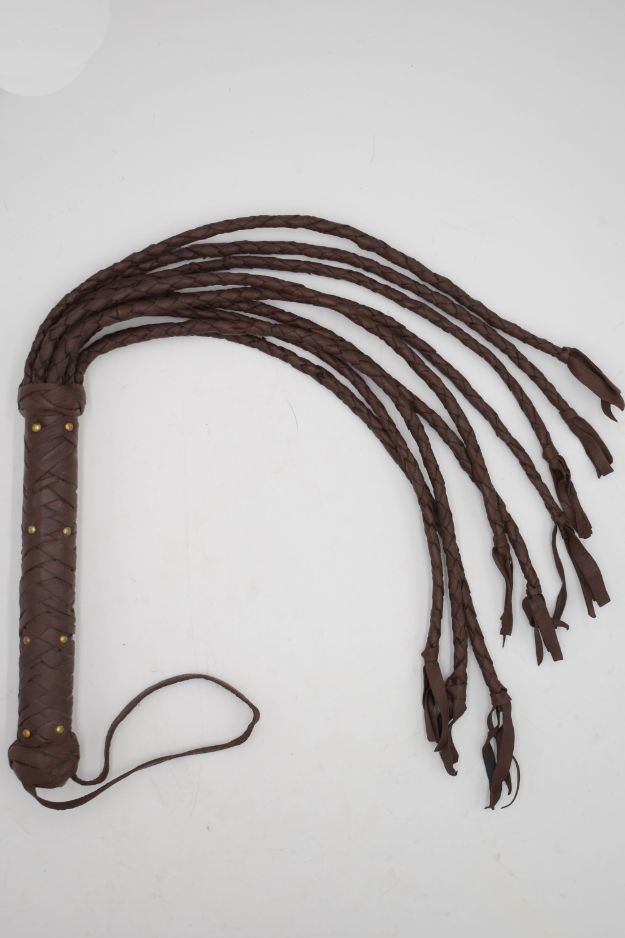LEATHER Whip Cat O Nine Tails.
