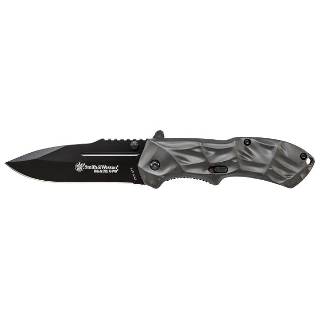 Smith & Wesson Black Ops Gray Spring Assisted KNIFE