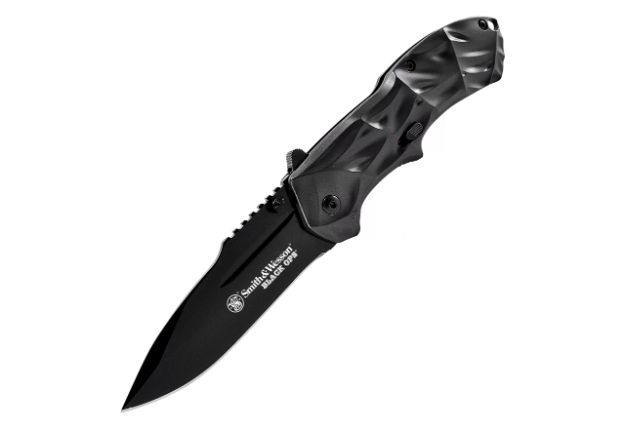 Smith & Wesson Black Ops Drop Point Blade Tactical Folding KNIFE