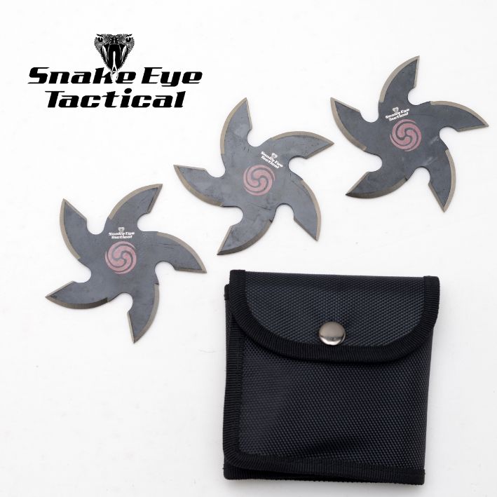 Snake Eye Tactical 4'' 3 PIECE 5 POINT STARS