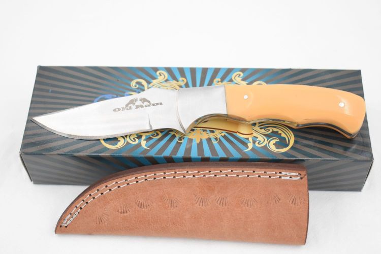 Old Ram Fix Blade Knife 8'' Overall