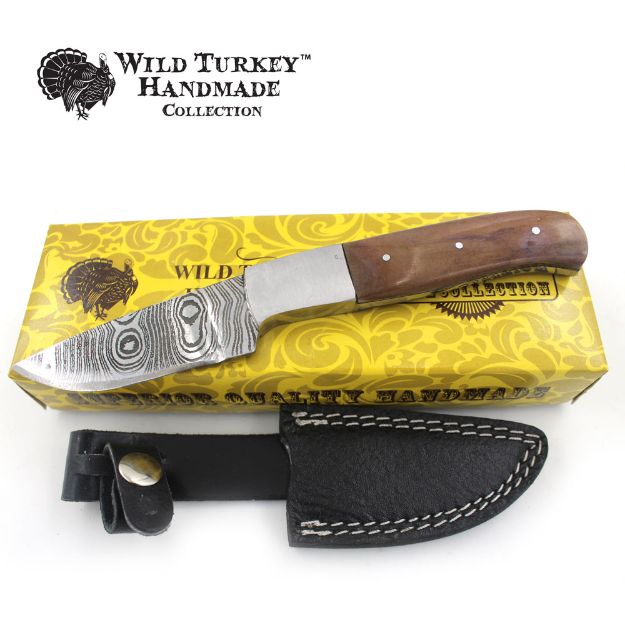Wild Turkey Handmade Collection 8.25'' Fix Blade Hunting Knife