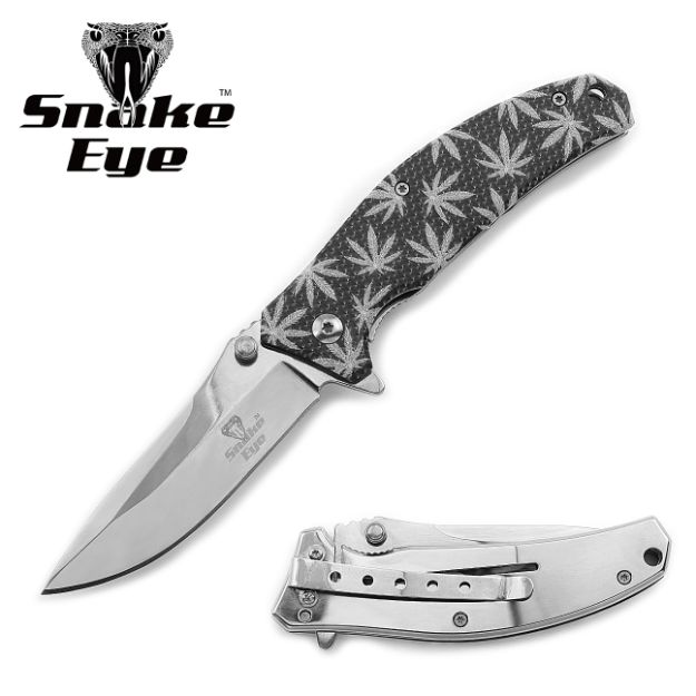 Snake Eye Tactical Spring Assist KNIFE 4.5'' Closed