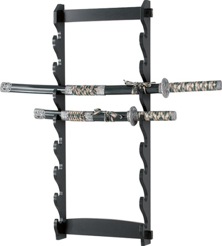 8 PC Wall Mount SWORD Display Rack