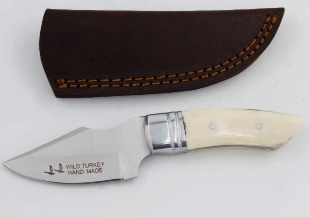 Wild Turkey Handmade Collection Fix Blade Knife 7.25'' Overall