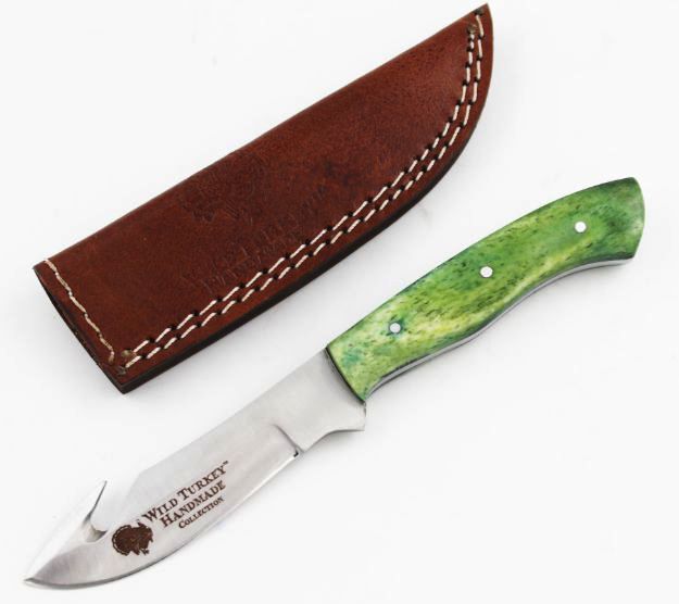 Wild Turkey Handmade Collection Fix Blade Knife 8'' Overall