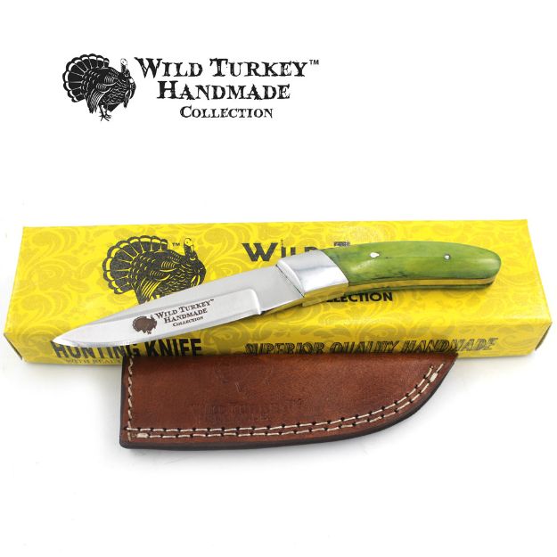 Wild Turkey Handmade Collection Fix Blade Knife 8'' Overall
