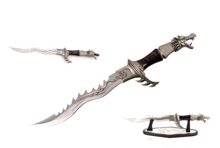 Snake Eye Kris Blade Fantasy Dagger Overall 23.5''