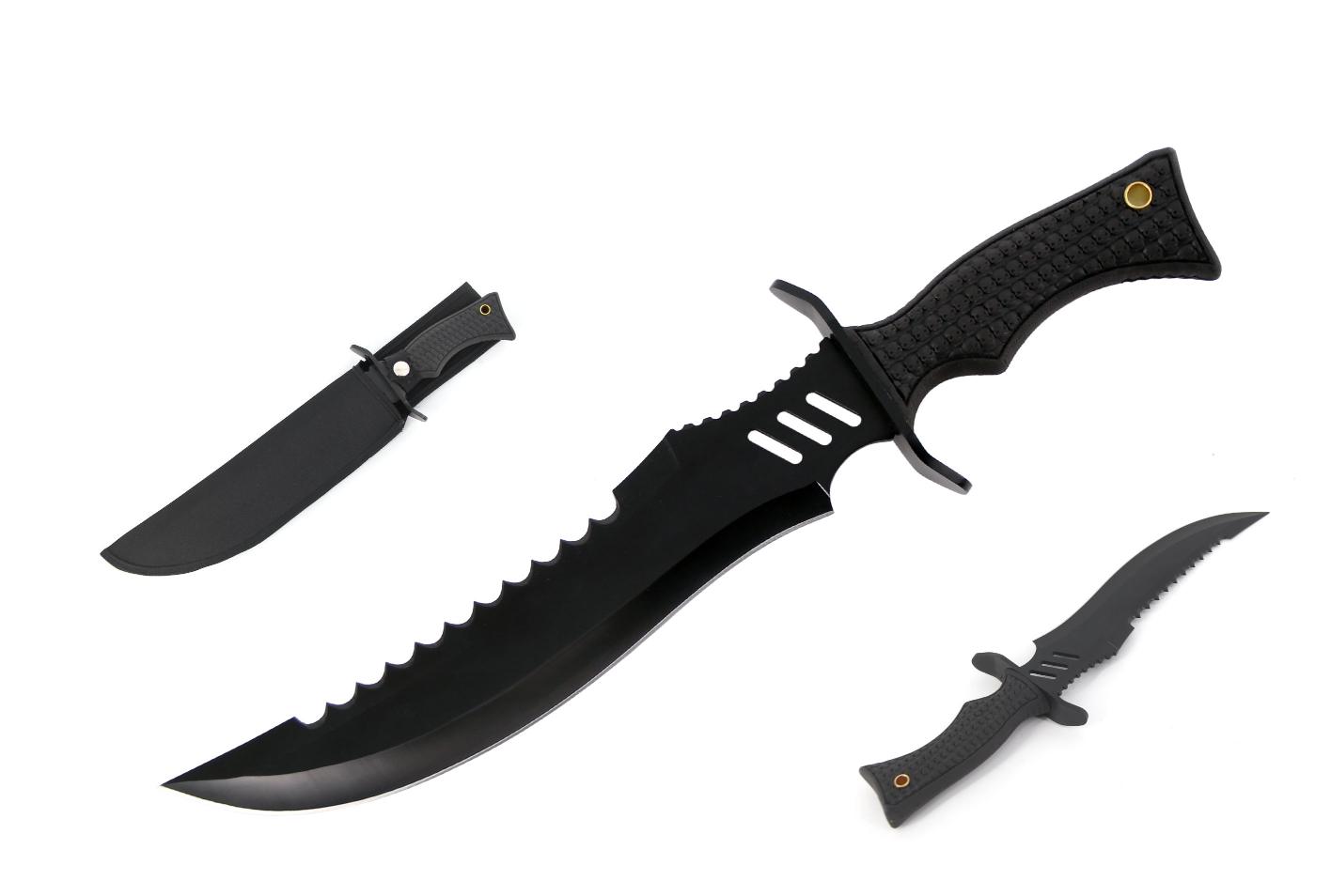 Snake Eye Fixed Blade Hunting knife Collection Overall 16''