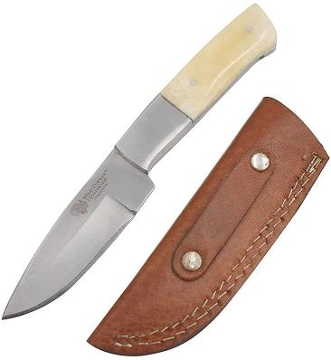 Wild Turkey Handmade Collection Heavy Duty Hunting Knife (BONE)