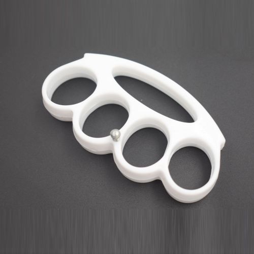White Plastic Adorable Buckle Knuckle