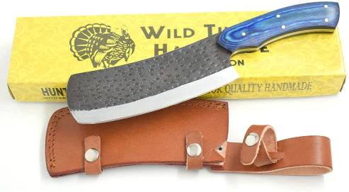 Wild Turkey Handmade High Carbon Steel Full Tang  Chopper KNIFE