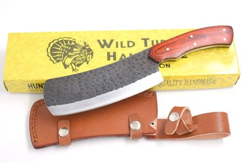 Wild Turkey Handmade High Carbon Steel Full Tang CHOPPER Knife
