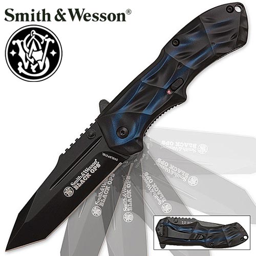 Smith & Wesson Black Operations Tanto Point w/ Combo Edge