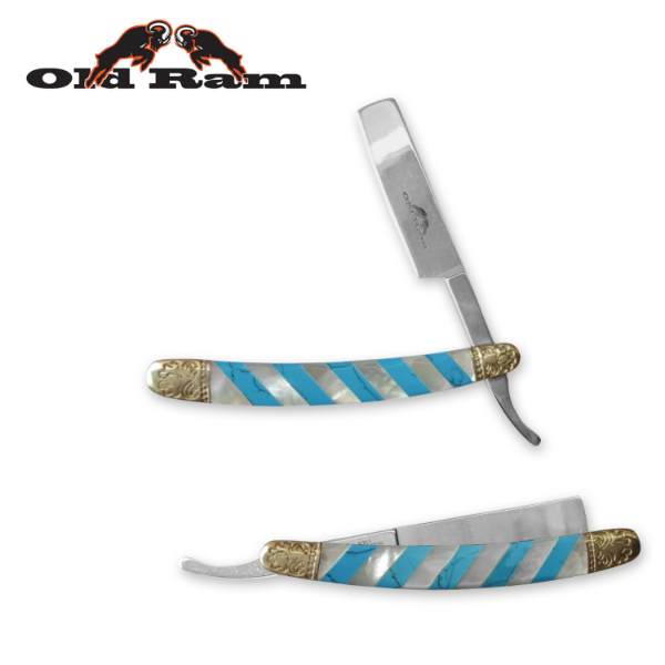 Old Ram Straight Razor Style Manual Folding Knife