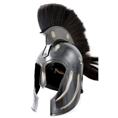 Medieval Warrior 300 Spartan Greek Troy HELMET with Liner & Plume