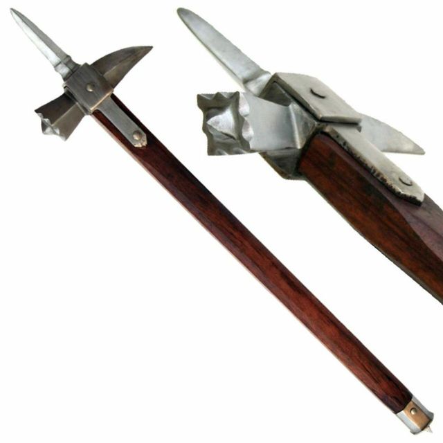 Medieval Warrior Functional Spiked Lucerne War Hammer